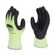 Matrix® Green PU Fingerless Gloves